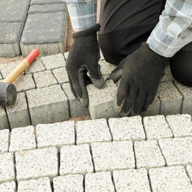 Paving work