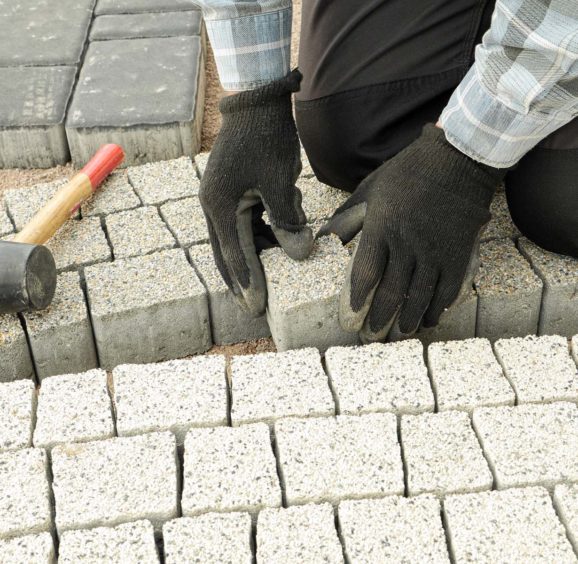 Paving work