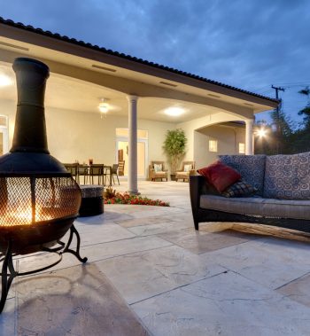 modern patio