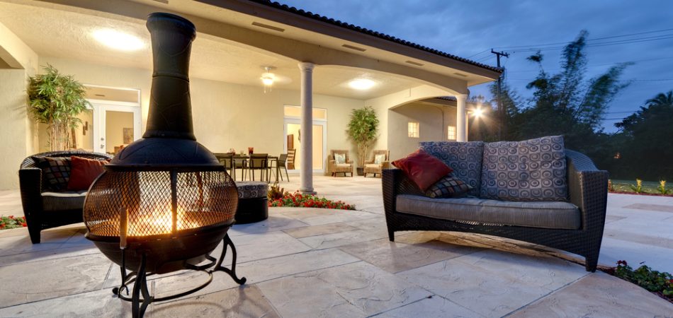 modern patio